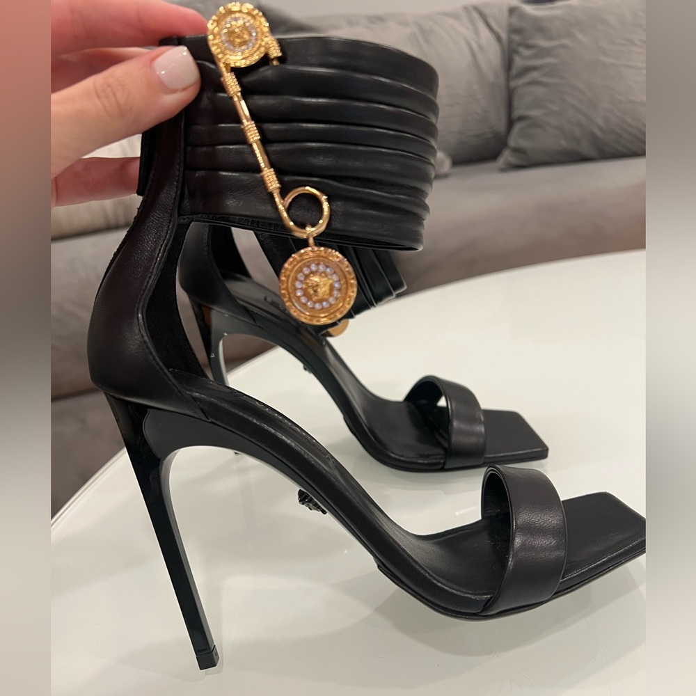 Versace Safety Pin Cuff Sandal 110MM